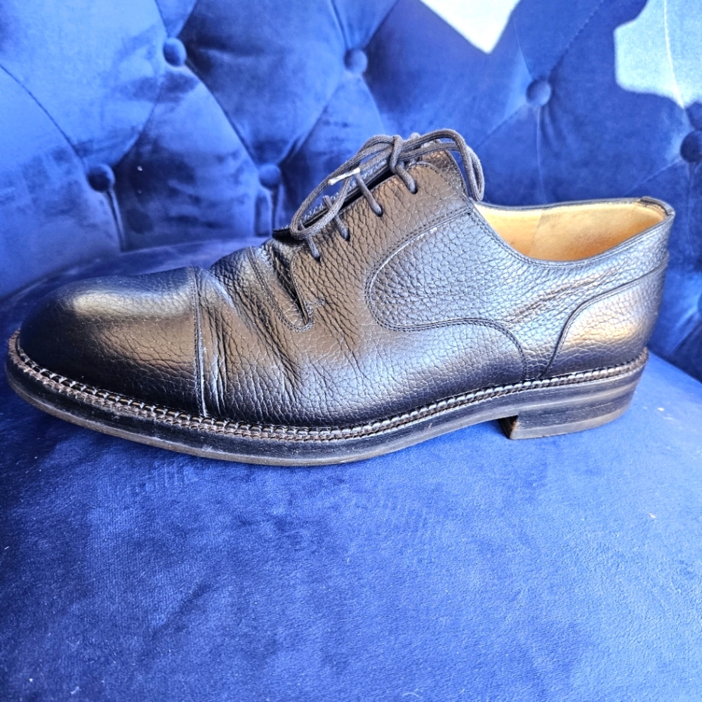 Fratelli Rossetti Racers Grand Prix Black Leather Dress Shoes - Picture 5 of 14